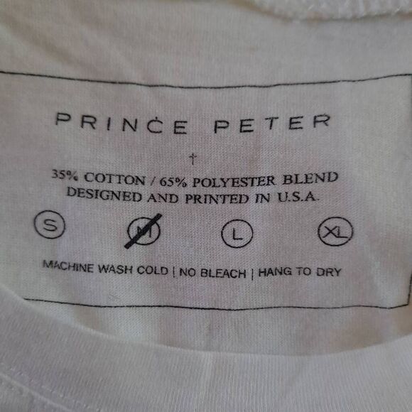 Prince Peter "PUNK" Tee White Medium - Picture 3 of 3